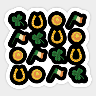 Lucky Charm St Patricks Day Sticker